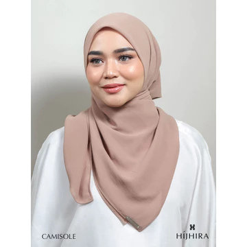 NEUT Hijab Segi Empat Premium Georgette Warna Neutral Square Hijab 120 Cm Jumbo By Hijhira