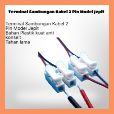 Jual Terminal Sambungan Kabel 2 Pin Model Jepit | Shopee Indonesia