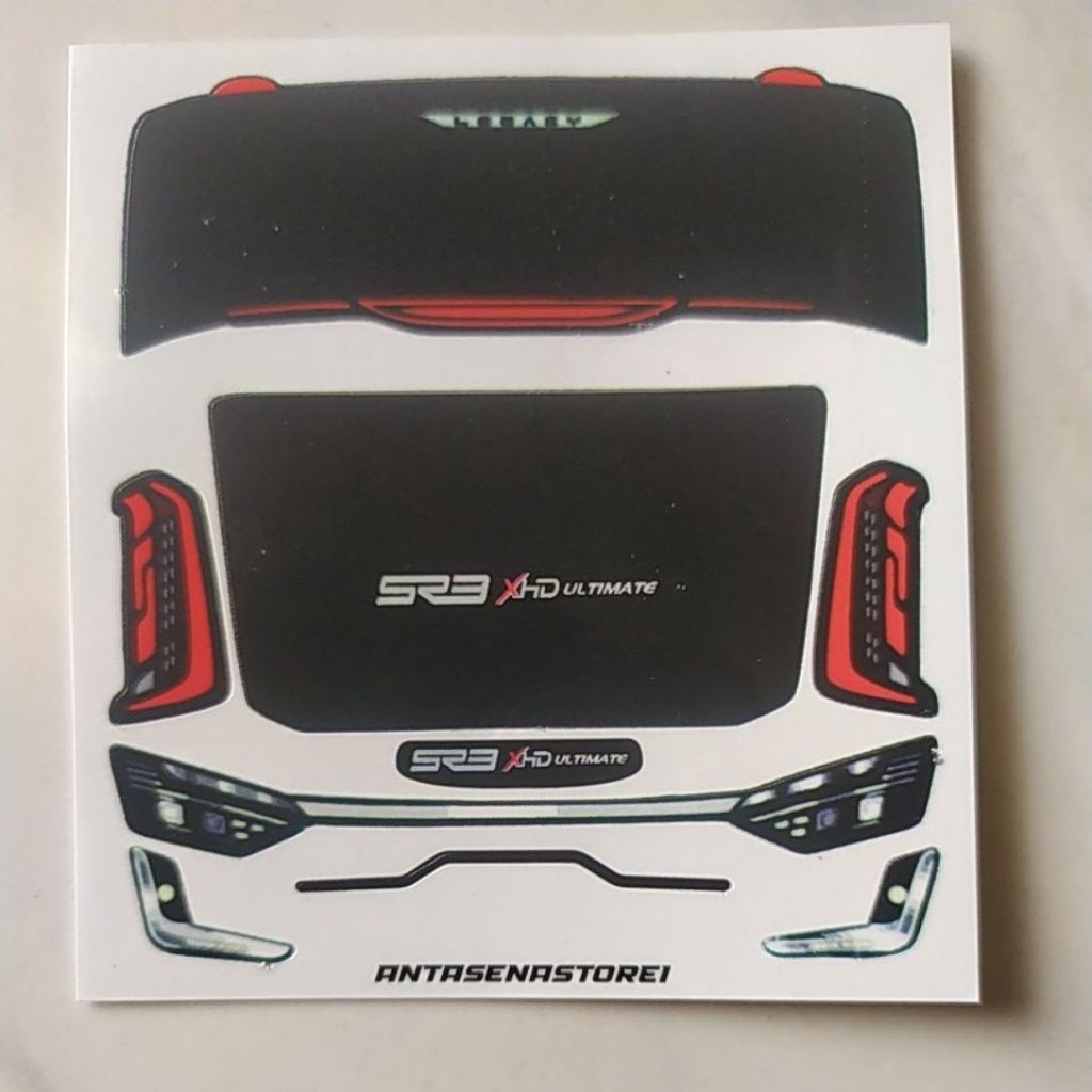 Jual Stiker Headlamp SR3 Miniatur Bus Rkc | Shopee Indonesia