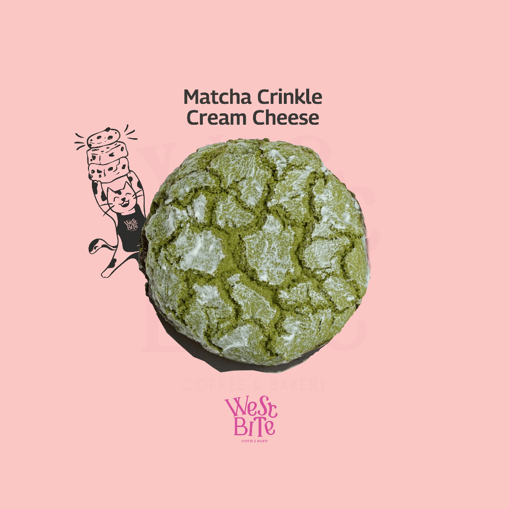 Jual [West Bite] - Matcha Crinkle Cream Cheese & Matcha Bomb Nutella ...