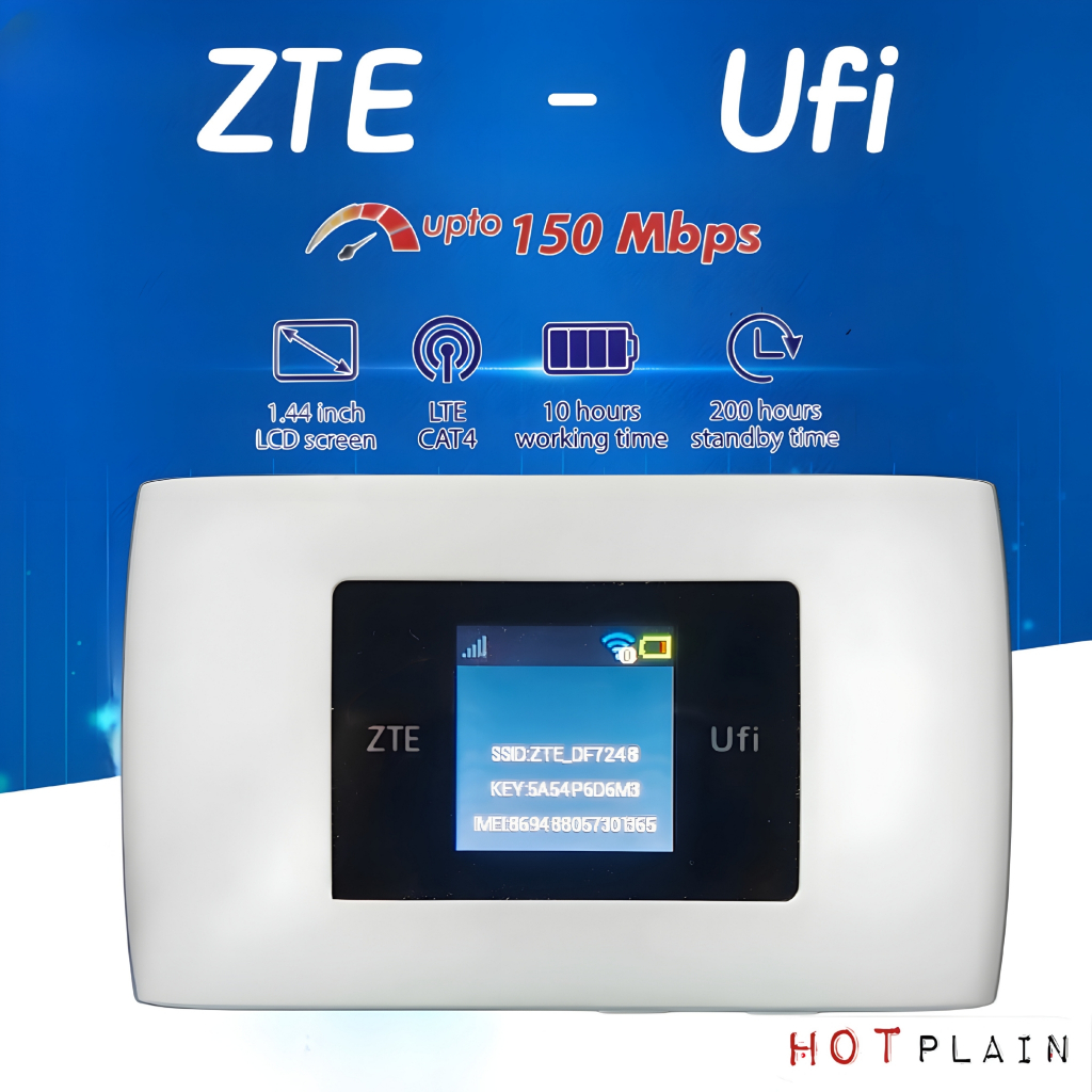 Jual Modem Mifi Zte Ufi Pocket 4G Lte 150Mbps Unlock All Operator With ...