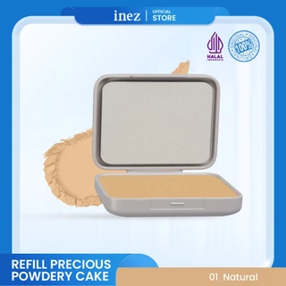 Inez Refill Precious Powdery Cake /PPC / Two Way Cake /Pressed Powder/ Bedak Padat / Isi Ulang Bedak