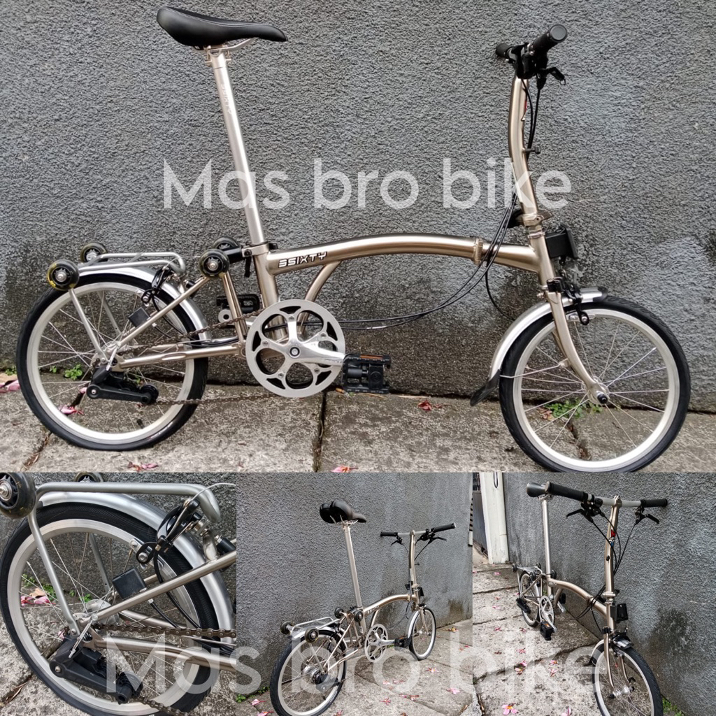 Brompton Harga 3sixty Folding Bike 3Sixty Chrome Folding Bike
