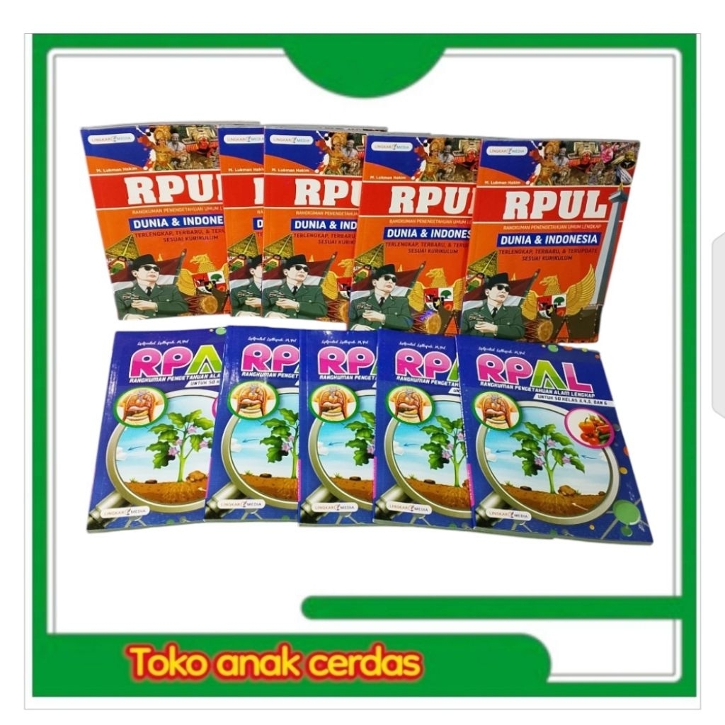Jual Paket grosir RPUL dan RPAL untuk Sd 10 buku, RPUL 5 buku, RPAL 5 ...