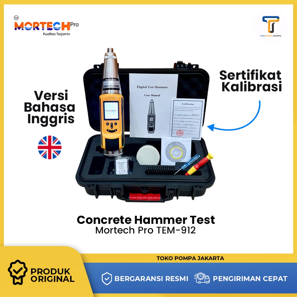 Jual Concrete Hammer Test Digital Alat Uji Beton Digital Hammer Test ...