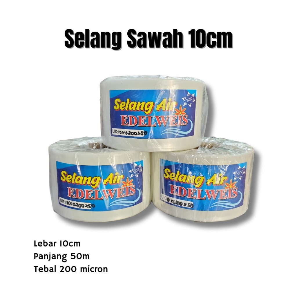 Jual Selang Sawah Edelweiss 12cm x 50 Meter / Selang Diesel Alkon 12cm ...