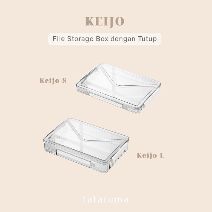 Jual Kotak Penyimpanan Dokumen dengan Tutup Serbaguna File Box Tray ...