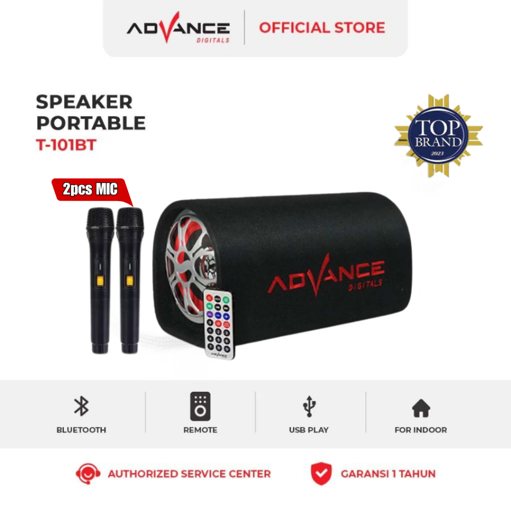Jual Bisa Dikirim Hari Ini Advance Speaker Bluetooth Mic Dapat