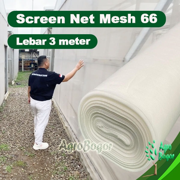 Jual Screen Net Mesh 66 Lebar 3 meter, Insect Net Lebar 3 meter ...