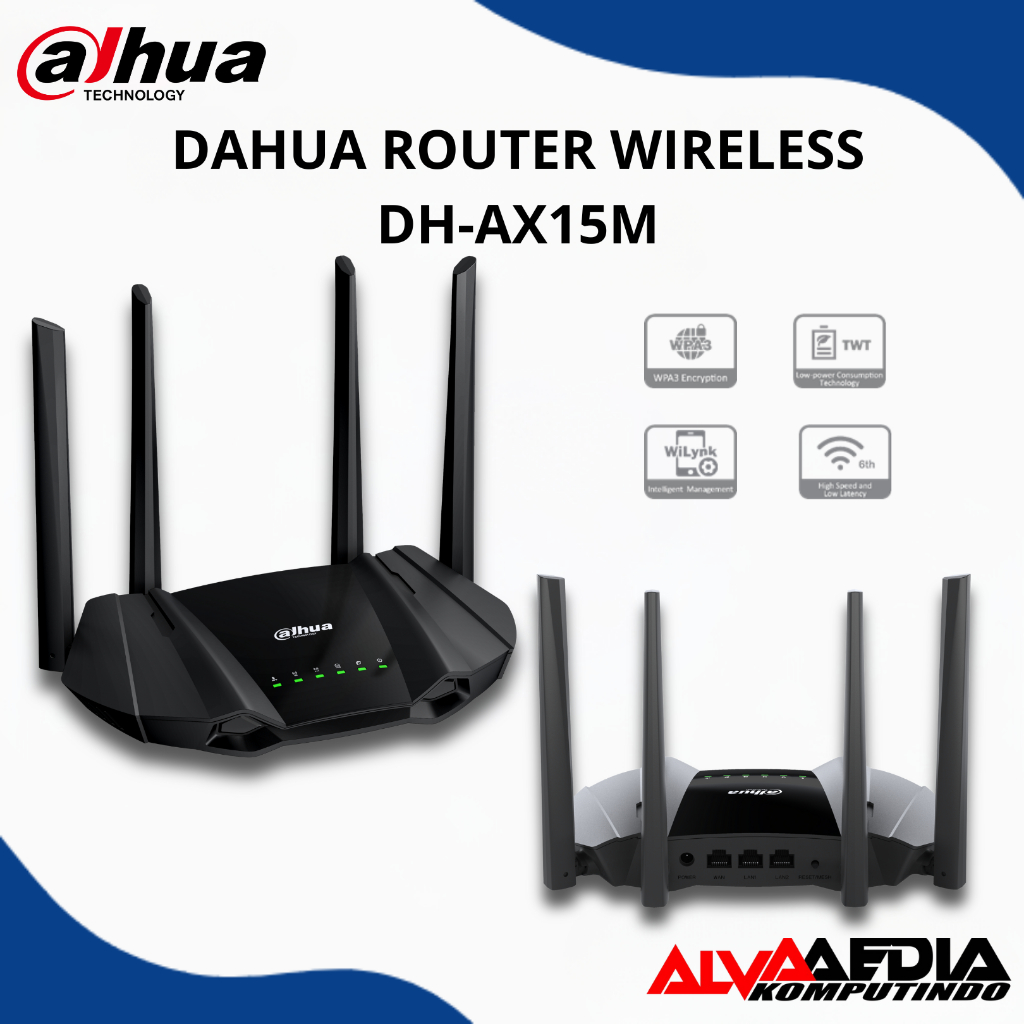 Jual DAHUA ROUTER WIRELESS DH-AX15M | Shopee Indonesia