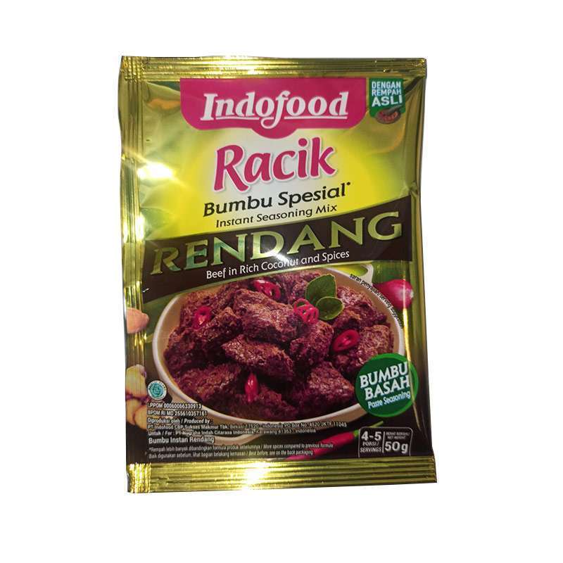 Jual Indofood Bumbu Racik Instant Rendang - 50 Gram | Shopee Indonesia