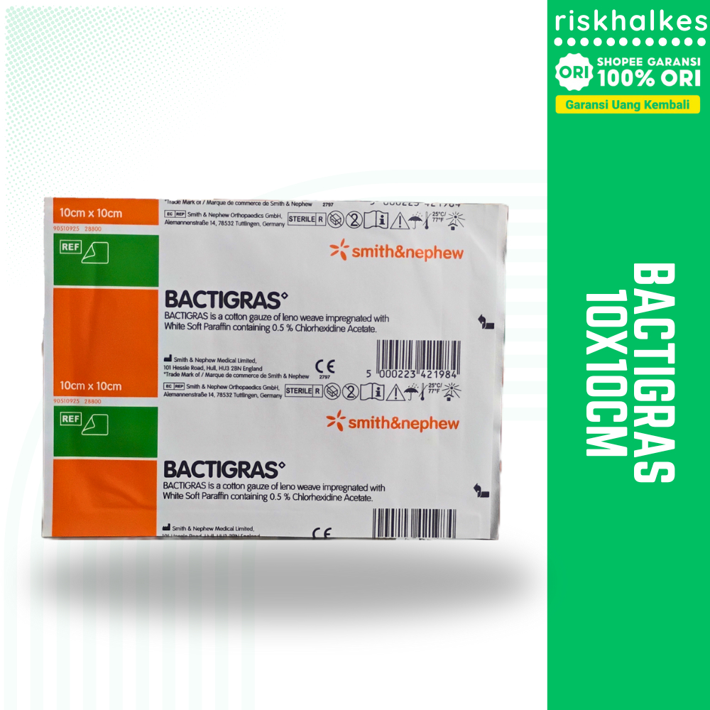 Jual BACTIGRAS 10cm x 10cm | Bactigras 10x10 | Kasa Steril Anti Infeksi ...