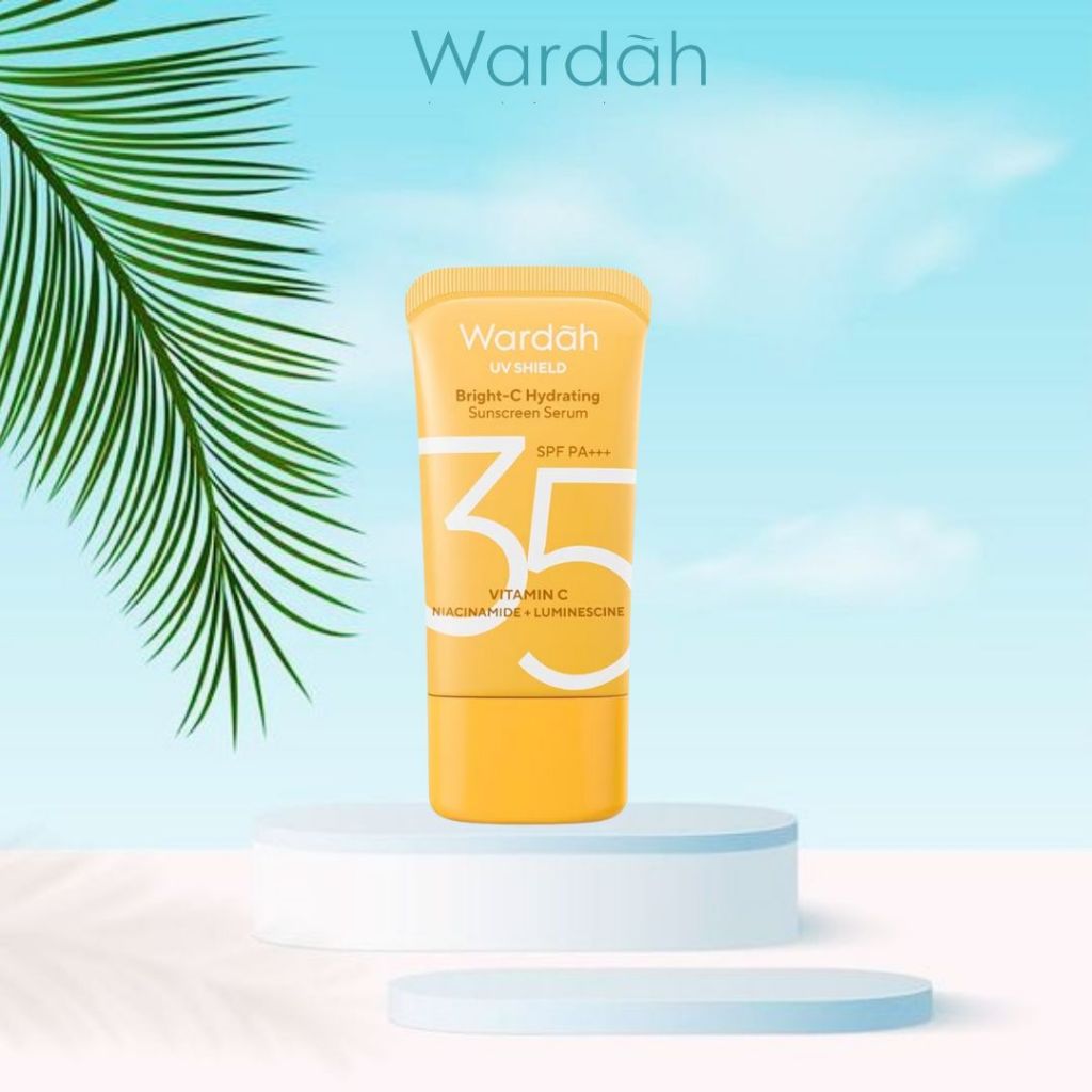 Jual WARDAH UV Shield Essential Sunscreen Gel SPF 30 SPF 35 PA+++ 40ml ...