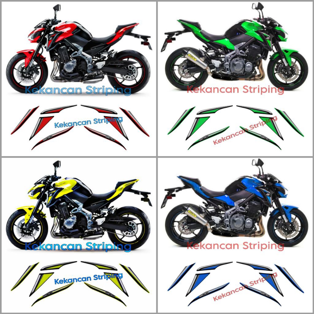 Jual Striping sticker Kawasaki Z900 Z900 (Tahun 2017 - 2019) | Shopee ...