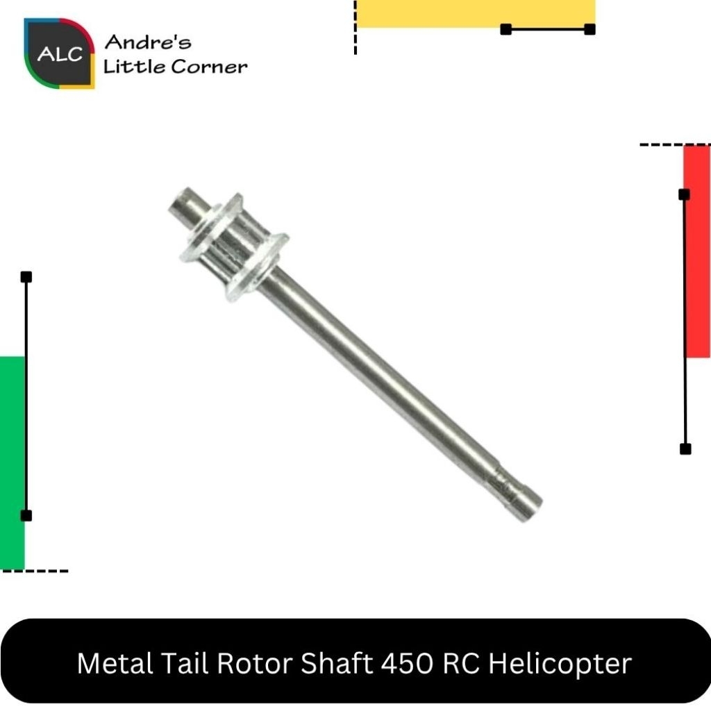Jual Metal Tail Rotor Shaft for 450 RC Helicopter Spare Part | Shopee ...