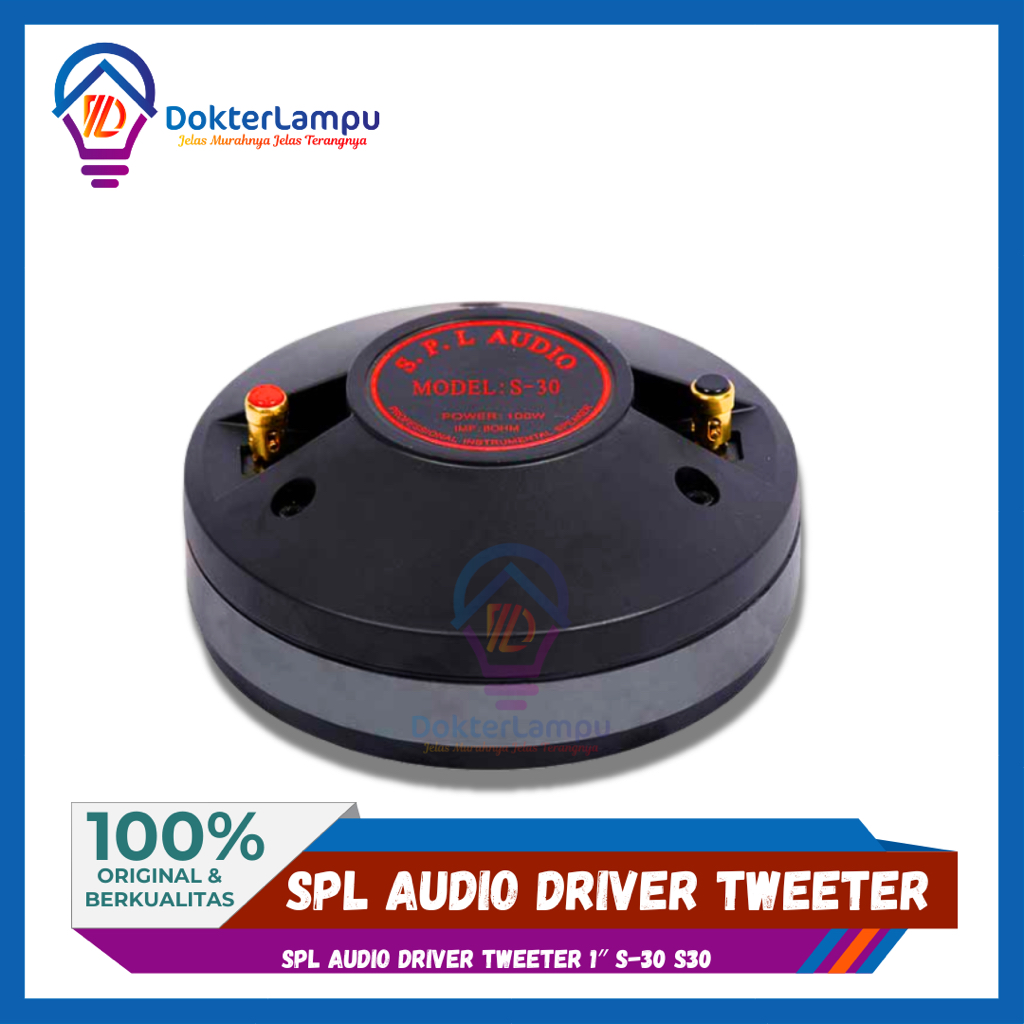Jual SPL Audio Driver Tweeter 1″ S-30 s30 | Shopee Indonesia