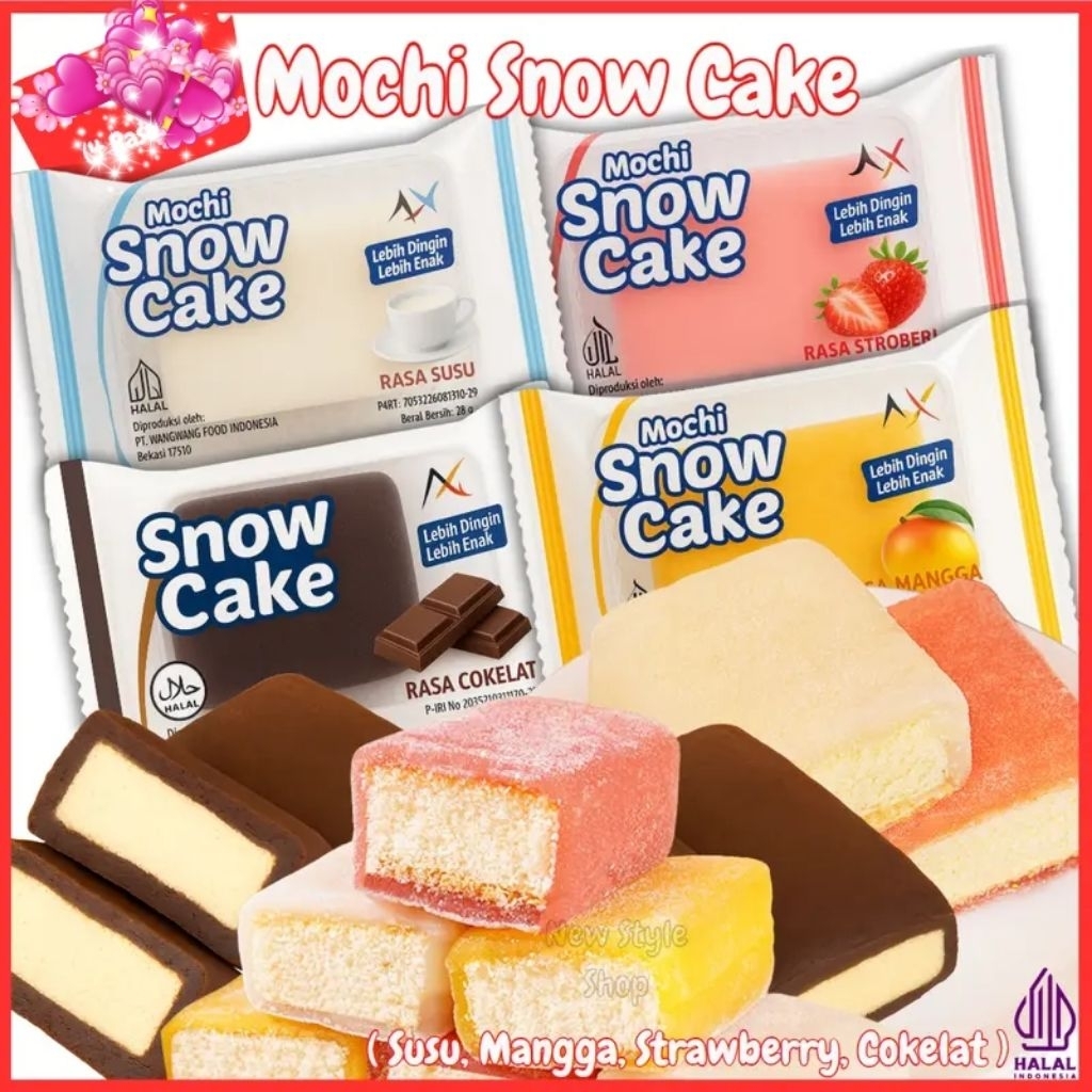 Jual Mochi Snow Cake / 15 pcs bisa mix rasa | Shopee Indonesia