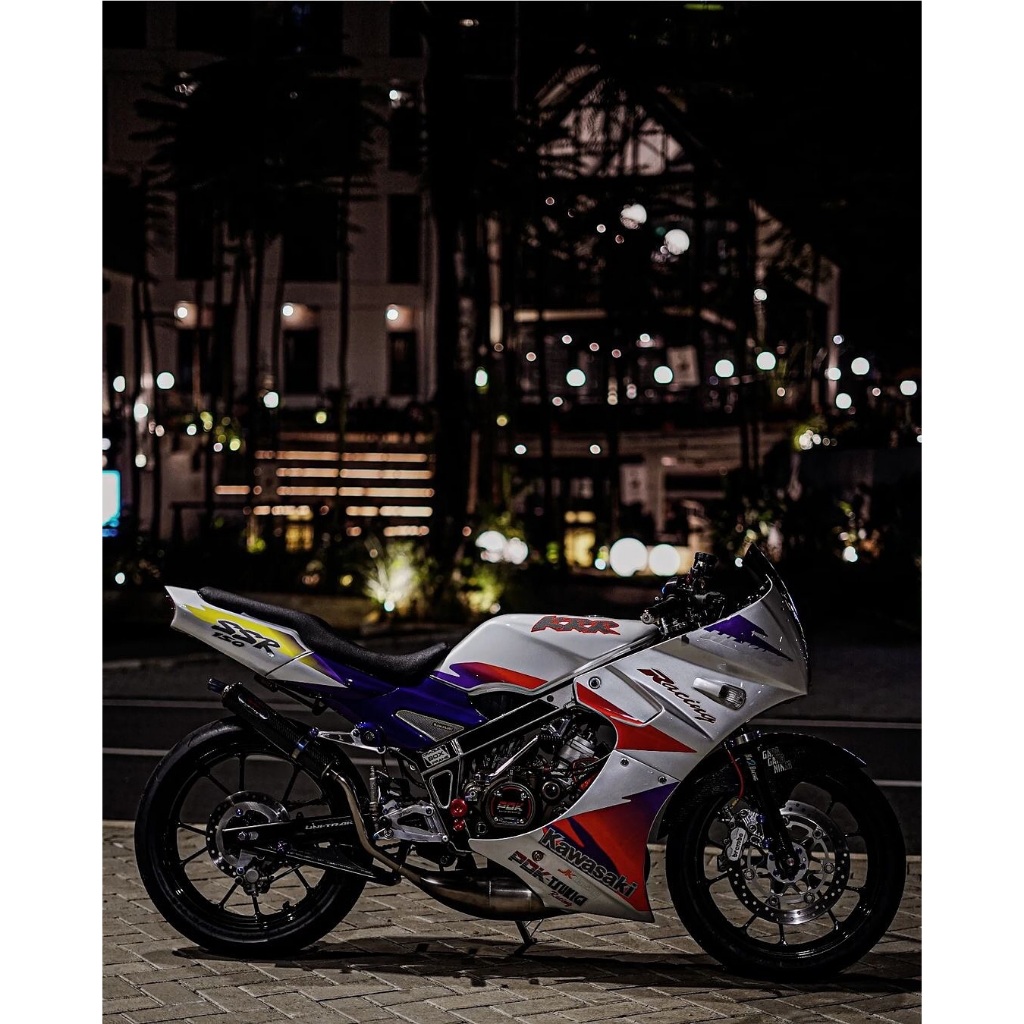 Jual STIKER STRIPING TRANSPARAN NINJA SSR FACELIFT LIS STICKER UV SEMI ...