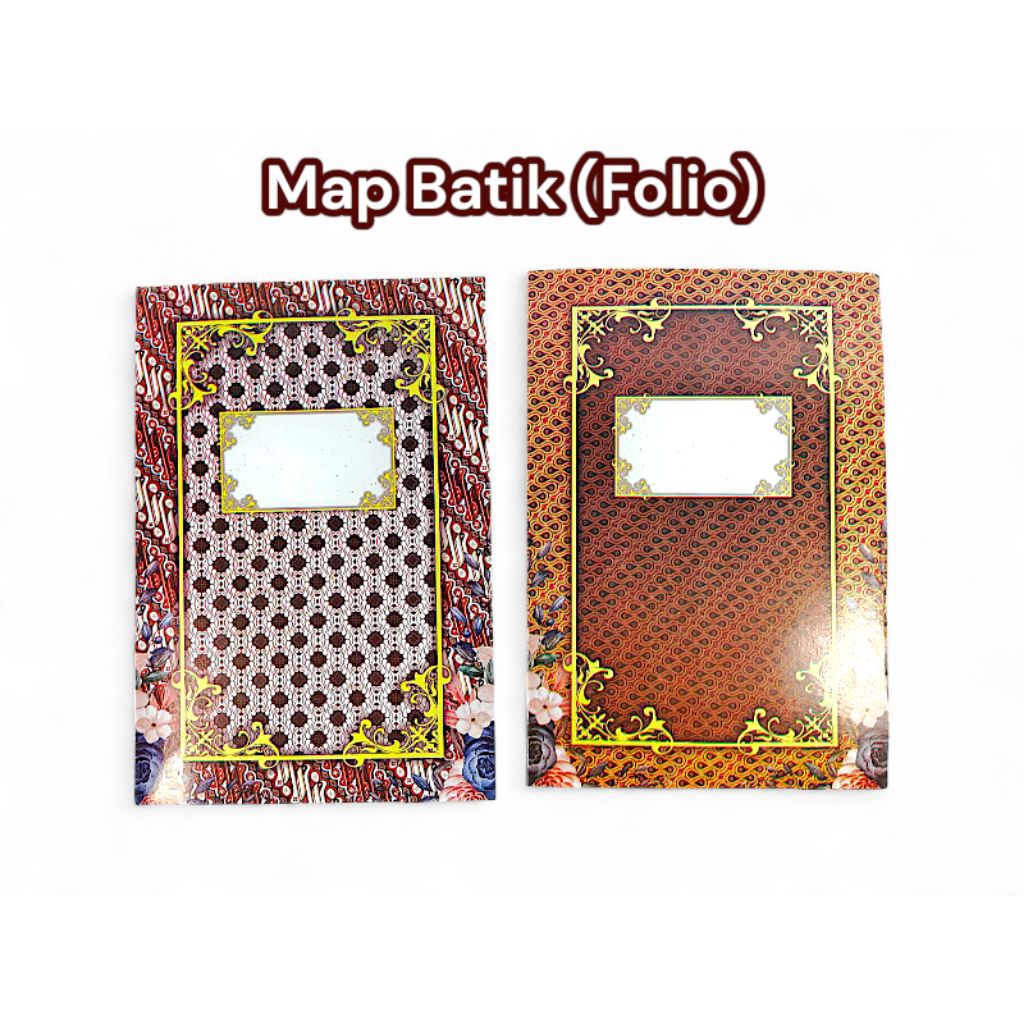 Jual 1 Pcs Map Batik Folio / Map Raport / Map Dokumen Motif Batik ...