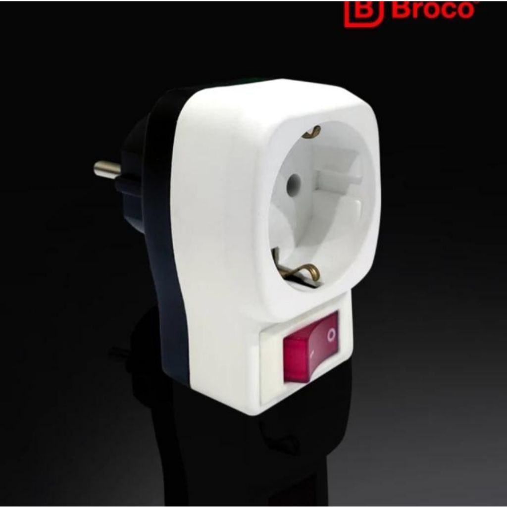 Jual Over Steker Stop Kontak Arde 1 Lubang Saklar Lampu On Off Putih ...