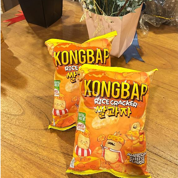 Jual KONGBAP - Rice Crackers | Gluten Free | American Cheese 50gr ...