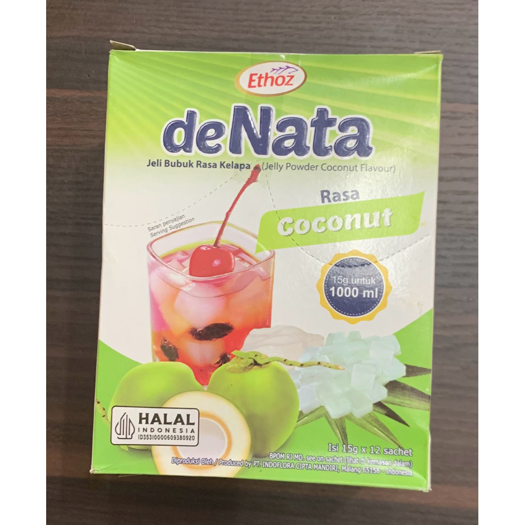 Jual Ethoz deNata Coconut Jelly 15gr (1 Box isi 12 Pcs) | Shopee Indonesia
