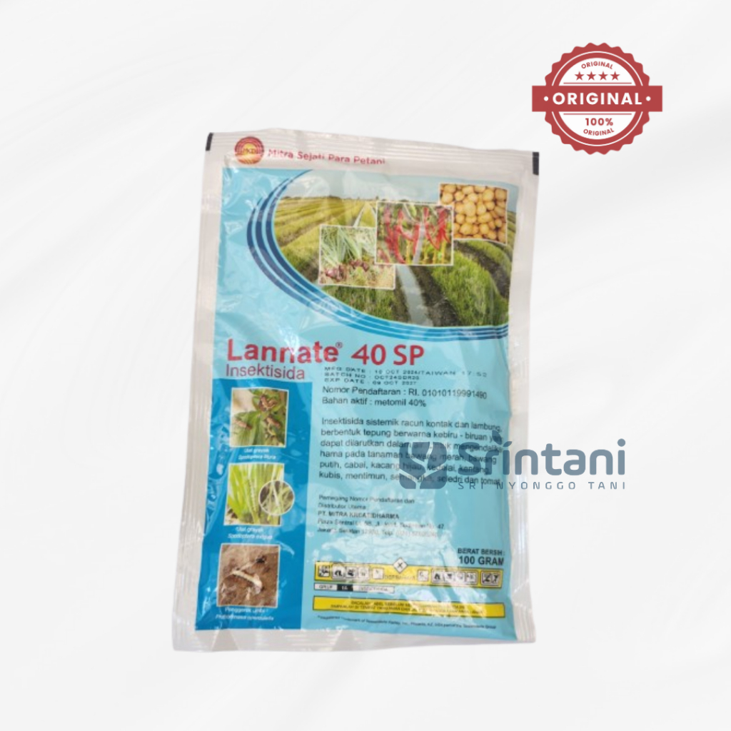 Jual INSEKTISIDA DUPONT LANNATE BIRU 40 SP 100 GRAM / Dupont Lannate ...