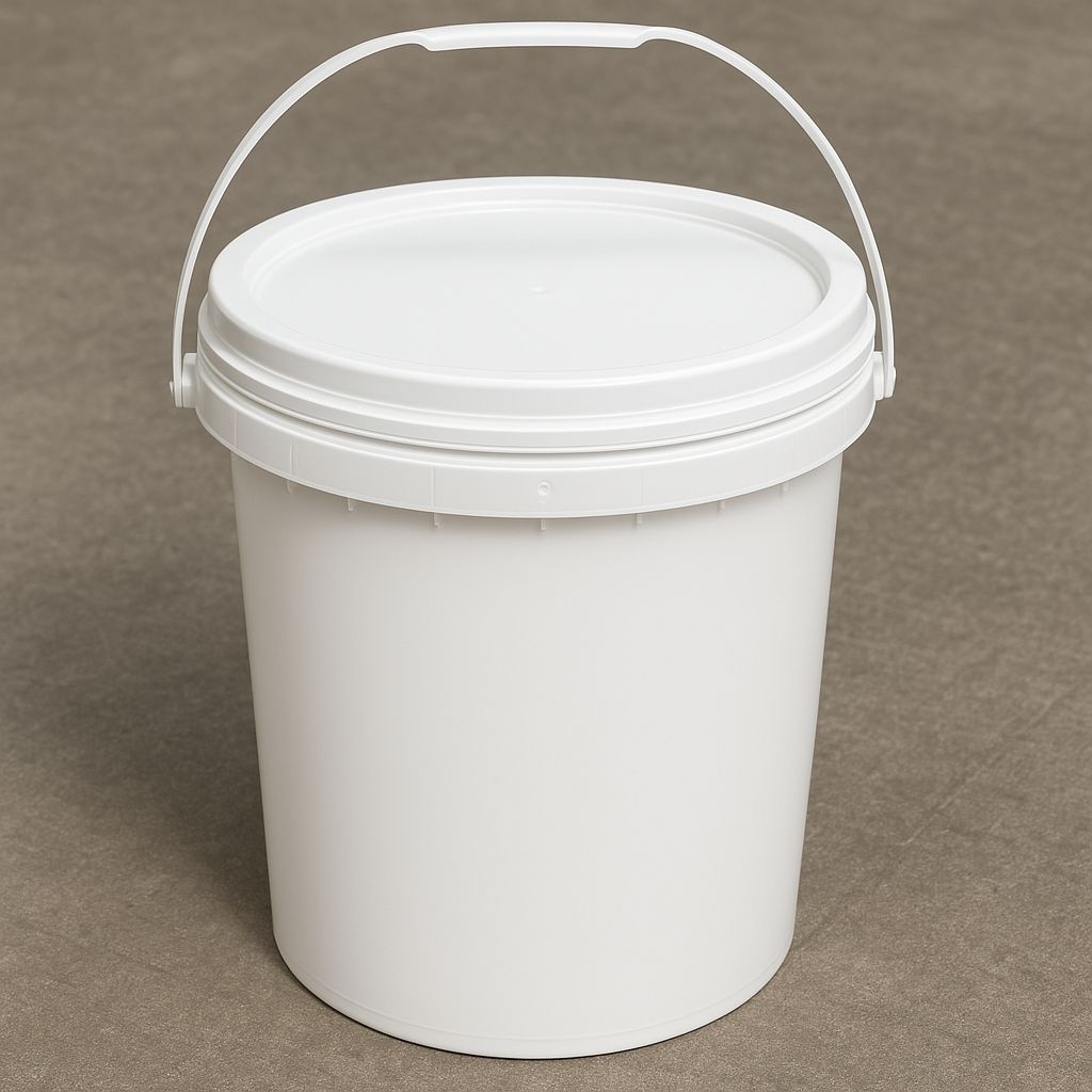 Jual Ember / Timba Plastik 25Kg / 20L Putih Bersih – Bekas Makanan, Cat ...