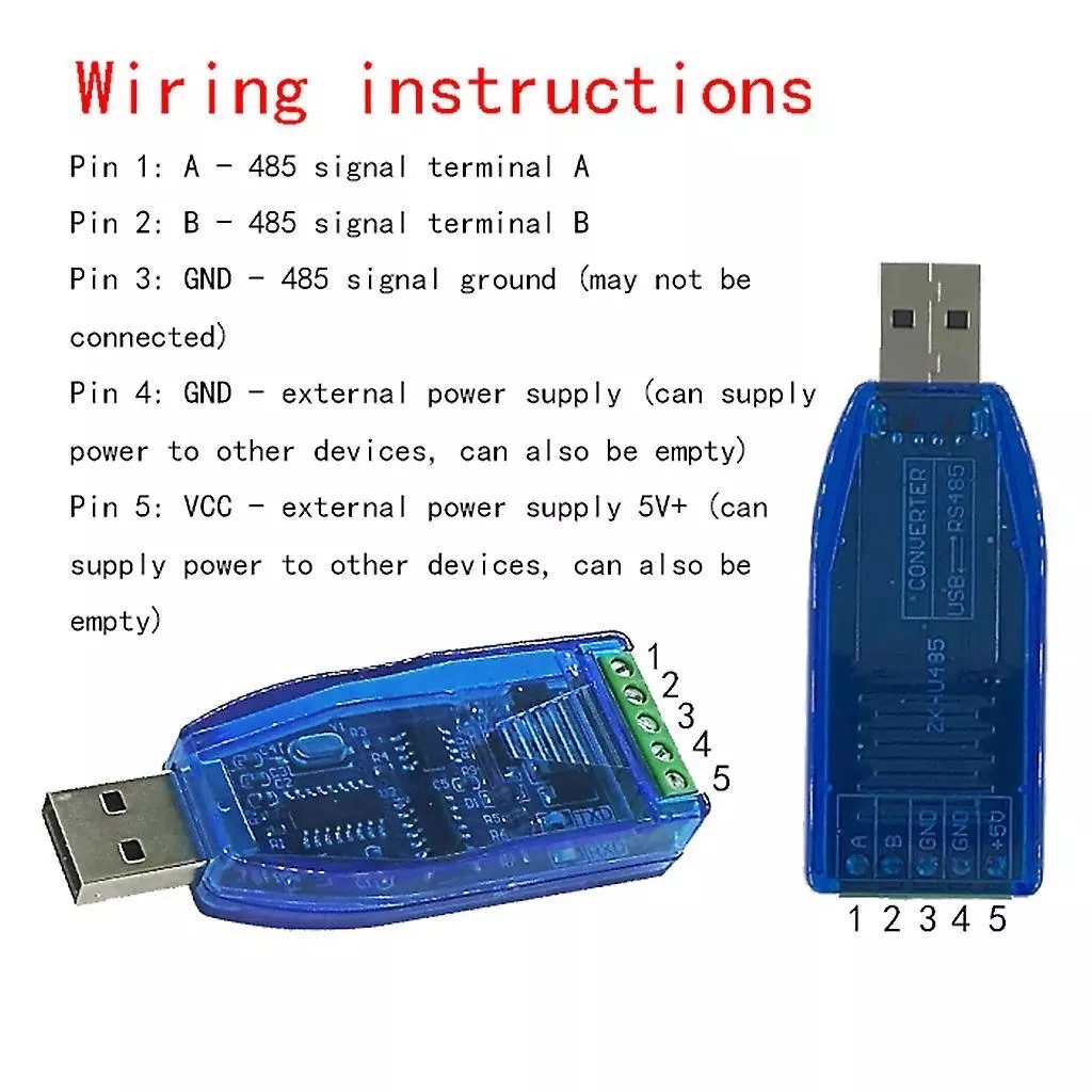 Jual USB to RS485 RS-485 Communication High Speed Serial UART Converter ...