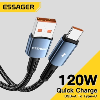 Essager 67W/120W USB Tipe C Super charge Turbo Untuk Ponsel Xiaomi Redmi POCO Black Shark 480Mbps