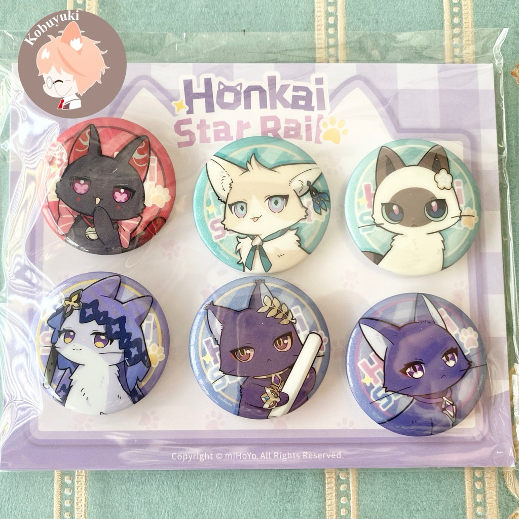 Jual Official Limited Badge Set Little cat series vol. 3 4 tin can ...