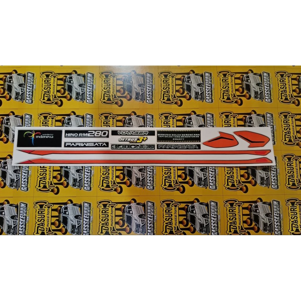 Jual Stiker Selendang JB3 Miniatur Bus RKC | Shopee Indonesia