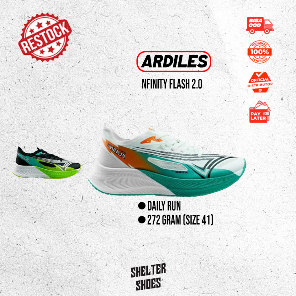 Jual Ardiles Nfinity Flash 2.0 ORIGINAL SEPATU LARI SEPATU RUNNING ...