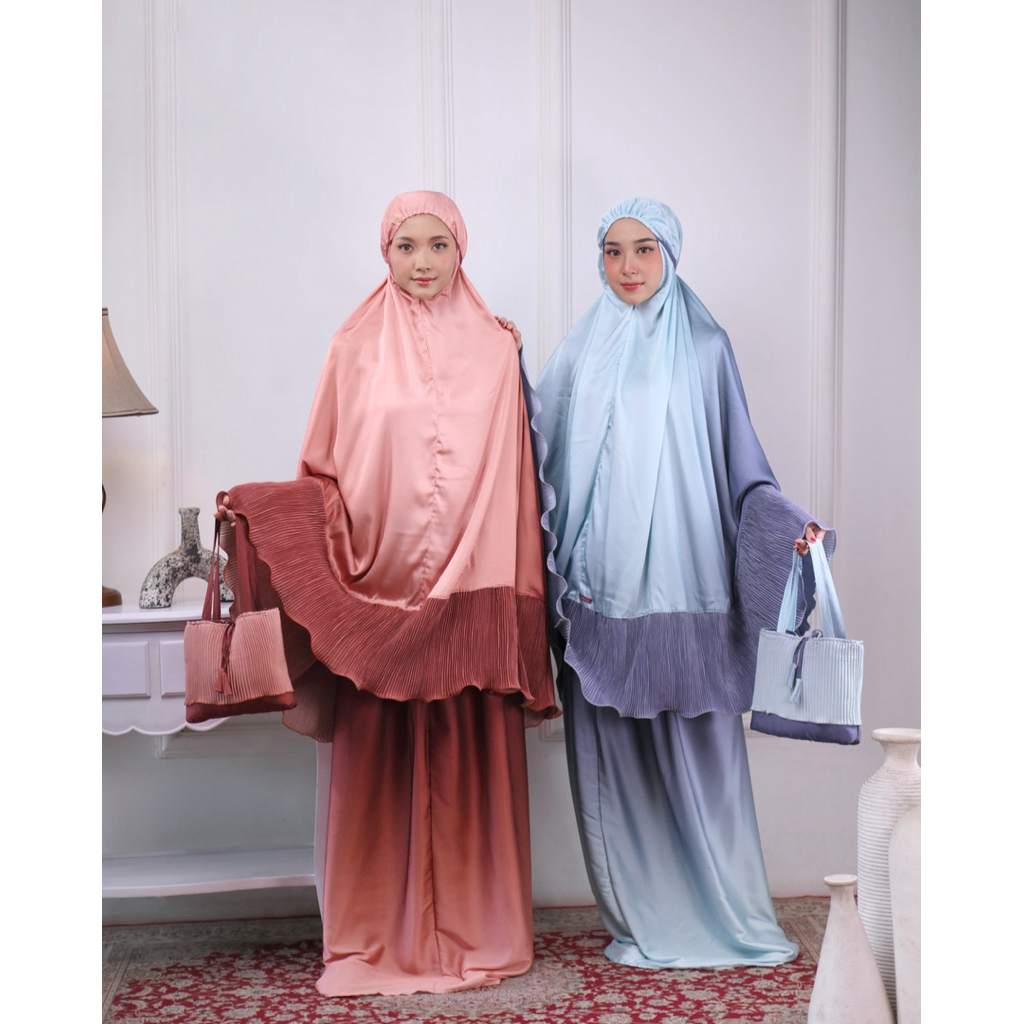 Jual SASHEENA Megumi Mukena Gradasi 2in1 || Rukuh Potongan Dewasa ...