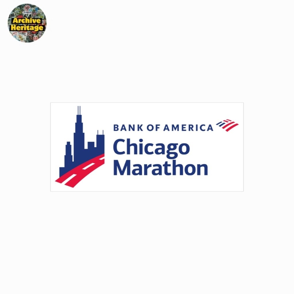 Jual sticker Chicago Marathon bank of america running stiker | Shopee ...