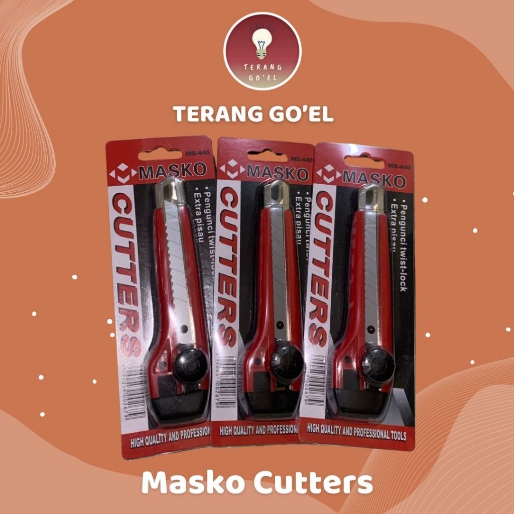 Jual Masko Cutters MS-440 / ECER DAN GROSIR /CUTTER MURAH/PISAU CUTTER ...
