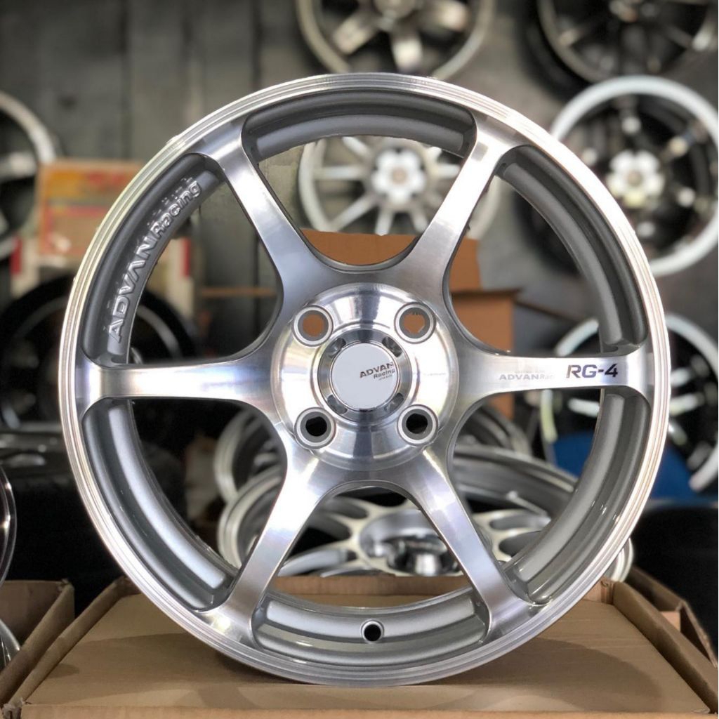 Jual velg racing ADVAN RG 4 R15 LEBAR 6,5 ET 42 velg racing ring 15 ...