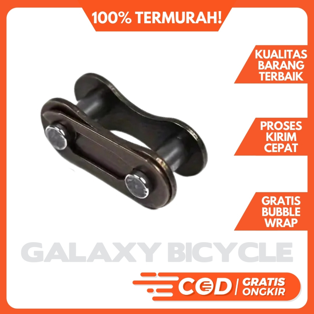 Jual Sambungan Rantai Sepeda Single Speed Missing Link Sepeda BMX Fixie ...