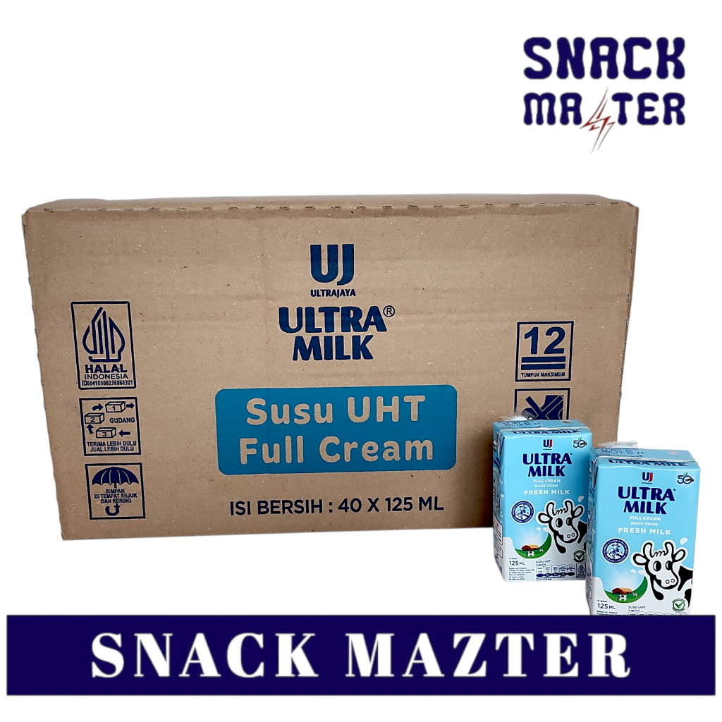 Jual Ultra Milk Uht MINI , MIMI KARTON - Netto 125 ml x 40 pcs | Shopee ...