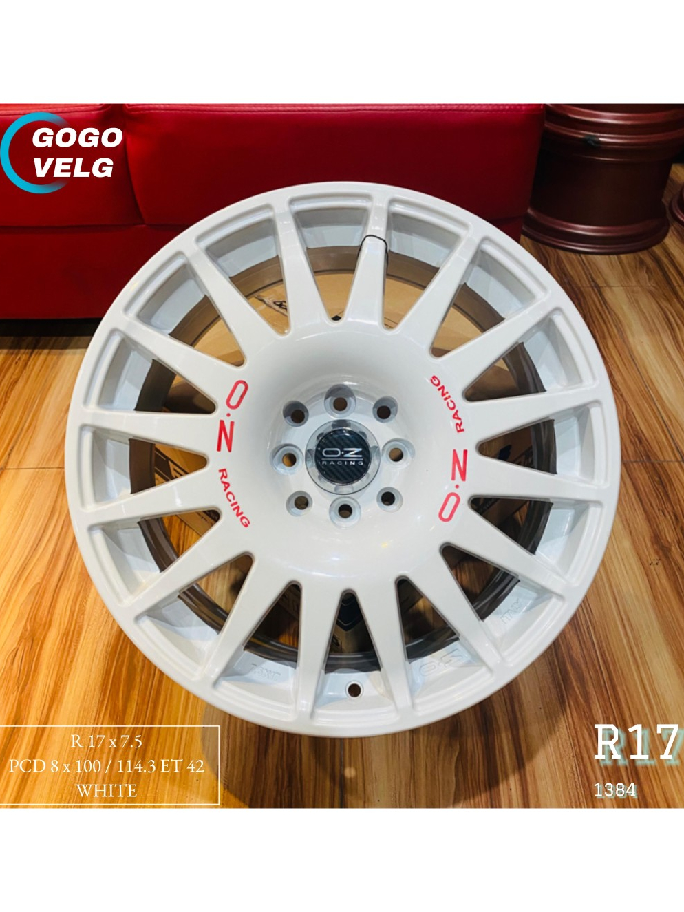 Jual Velg mobil R17 RPF1 OZ Racing PCD 8X100/114,3 ET42 Lebar 7,5 Yaris ...