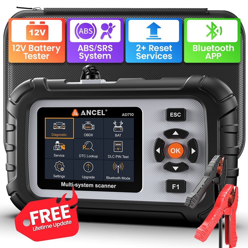Jual ANCEL AD710 OBD2 Scanner ABS SRS Engine Code Reader Battery Tester ...