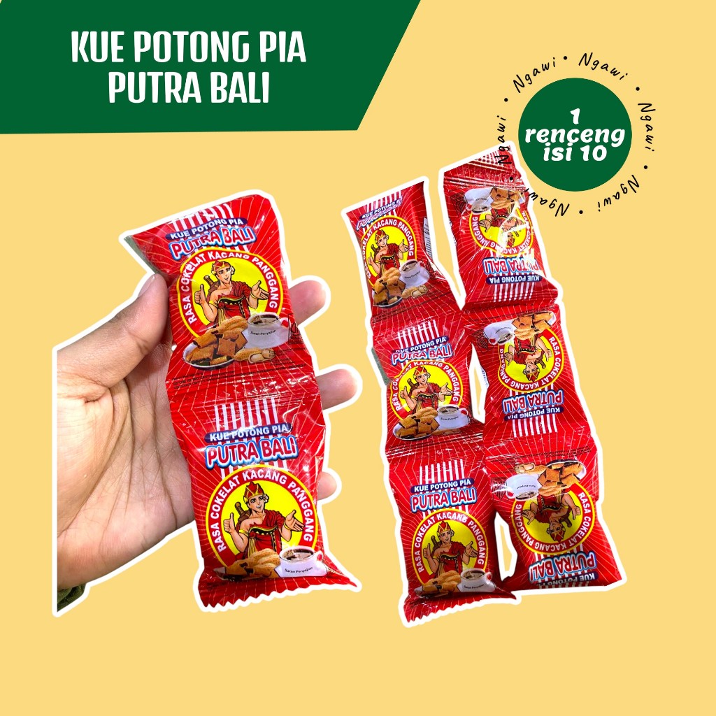 Jual KUE POTONG PIA PUTRA BALI , JAJANAN RENCENG, | Shopee Indonesia