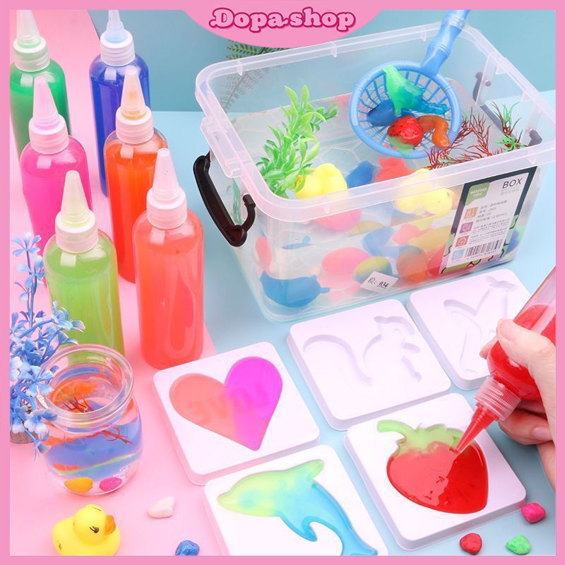 Jual Mainan Anak Mainan Air DIY Mainan Magical Waterscape Jelly Mainan ...