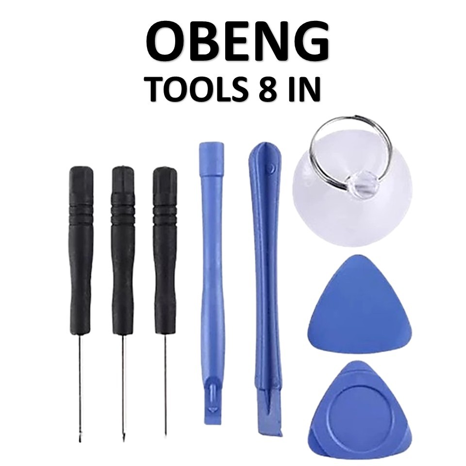 Jual OBENG SET ALAT PEMBUKA LCD DAN CASING OPENING TOOLS 8 IN 1 ...