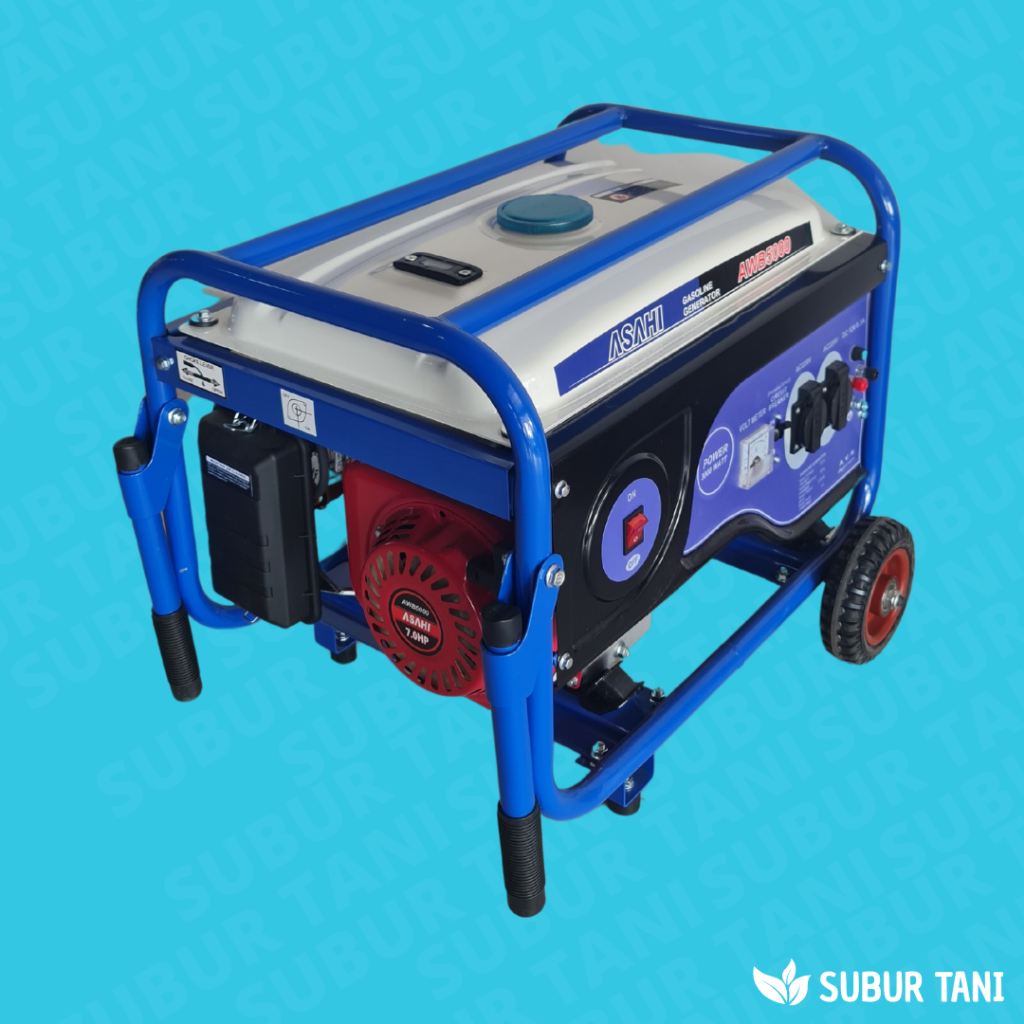 Jual GENSET ASAHI AWB 5000 7HP/GENERATOR ASAHI AWB 5000/MESIN GENSET ...