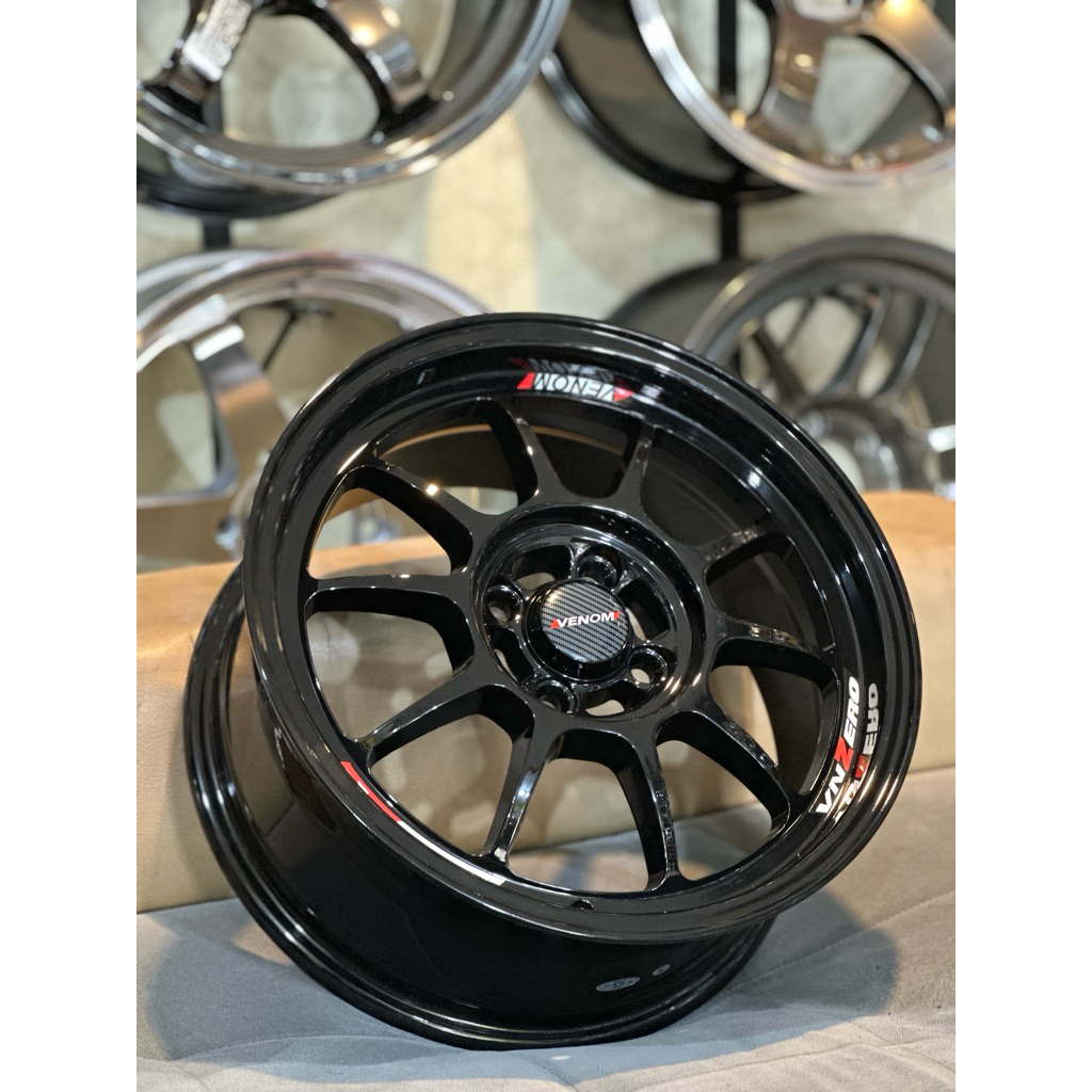 Jual Velg Venom Zero Black Gloss R16 Jf Luxury Baru | Shopee Indonesia