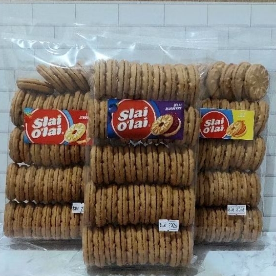 Jual SLAI OLAY 390 gr STRAWBERY BLUEBERY NANAS SNACK ORI KILOAN ...