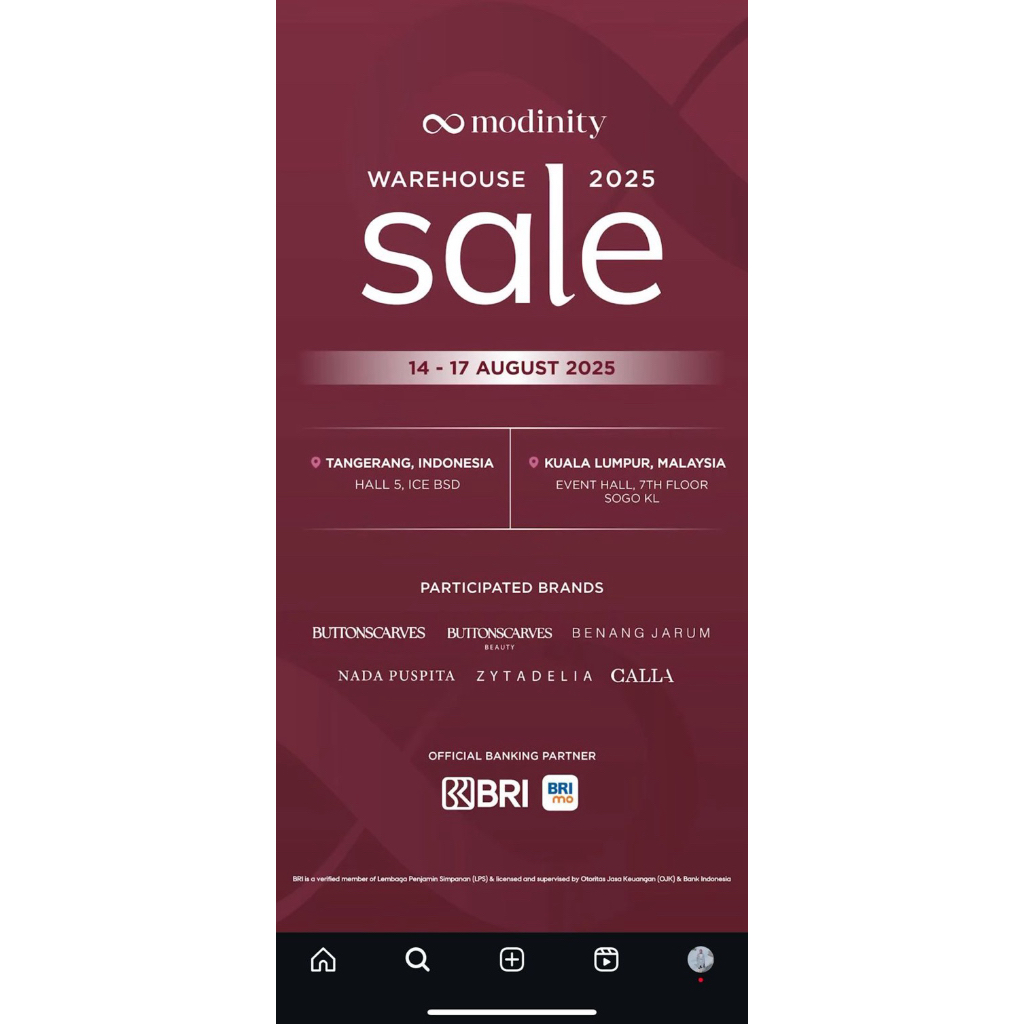 Jual WAREHOUSE MODINITY BS | Shopee Indonesia