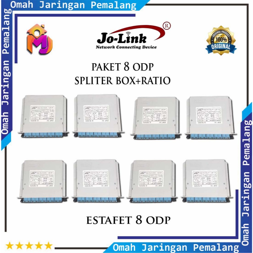 Jual {PREMIUM} Paket Spliter Ratio 8 Odp Merk Jolink/Estafet 8 Odp ...