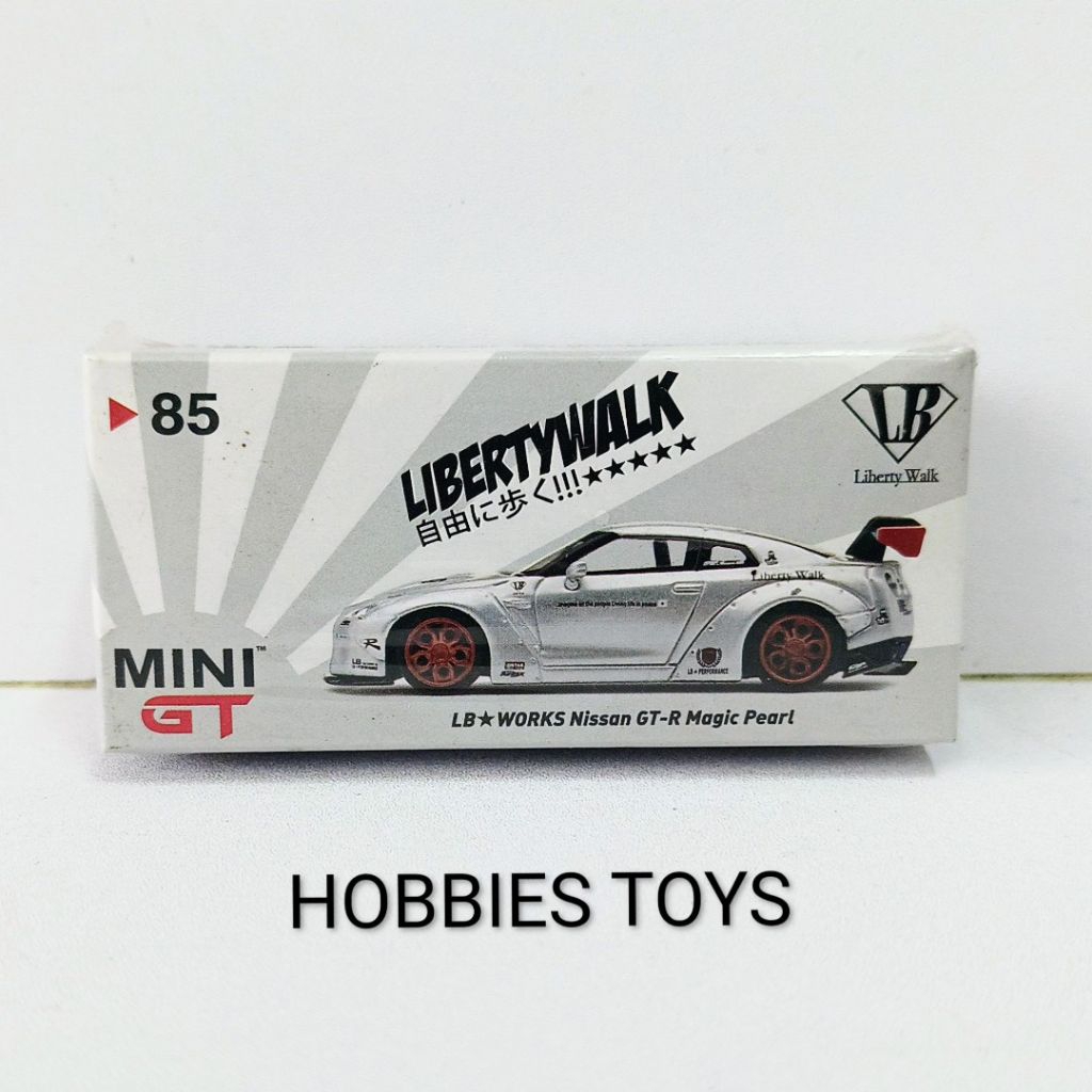 Jual Mini GT 85 LBWORKS Nissan GT-R R35 Magic Pearl | Shopee Indonesia